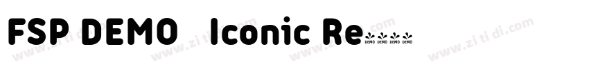 FSP DEMO   Iconic Re字体转换